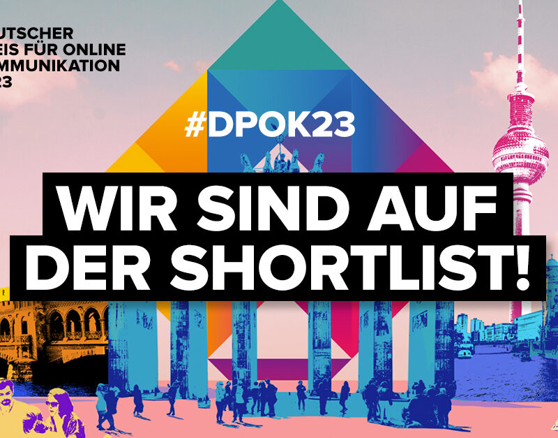 Deutscher Preis für Onlinekommunikation #dpok2023