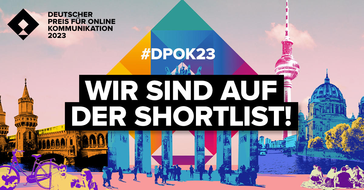 Deutscher Preis für Onlinekommunikation #dpok2023